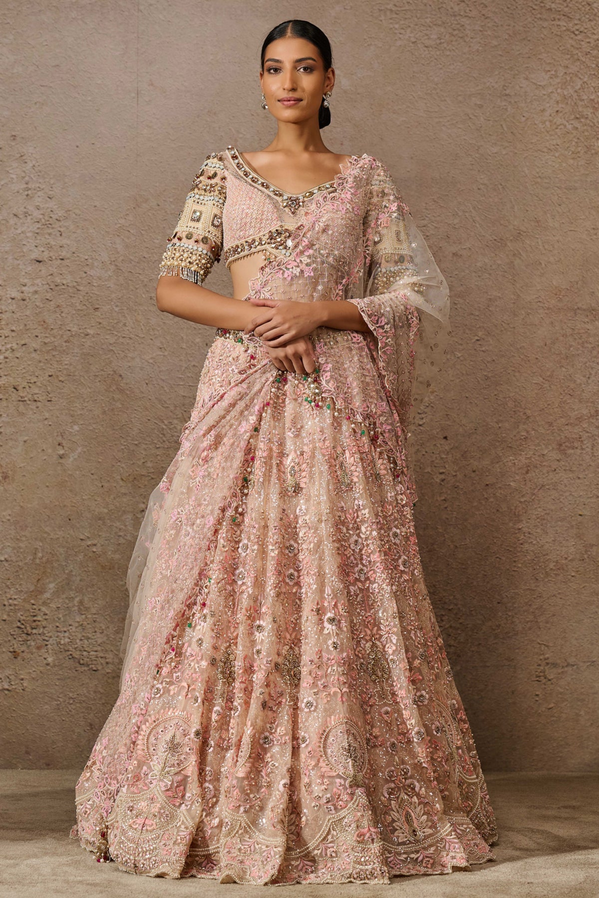 Classic Embroidered Lehenga Set