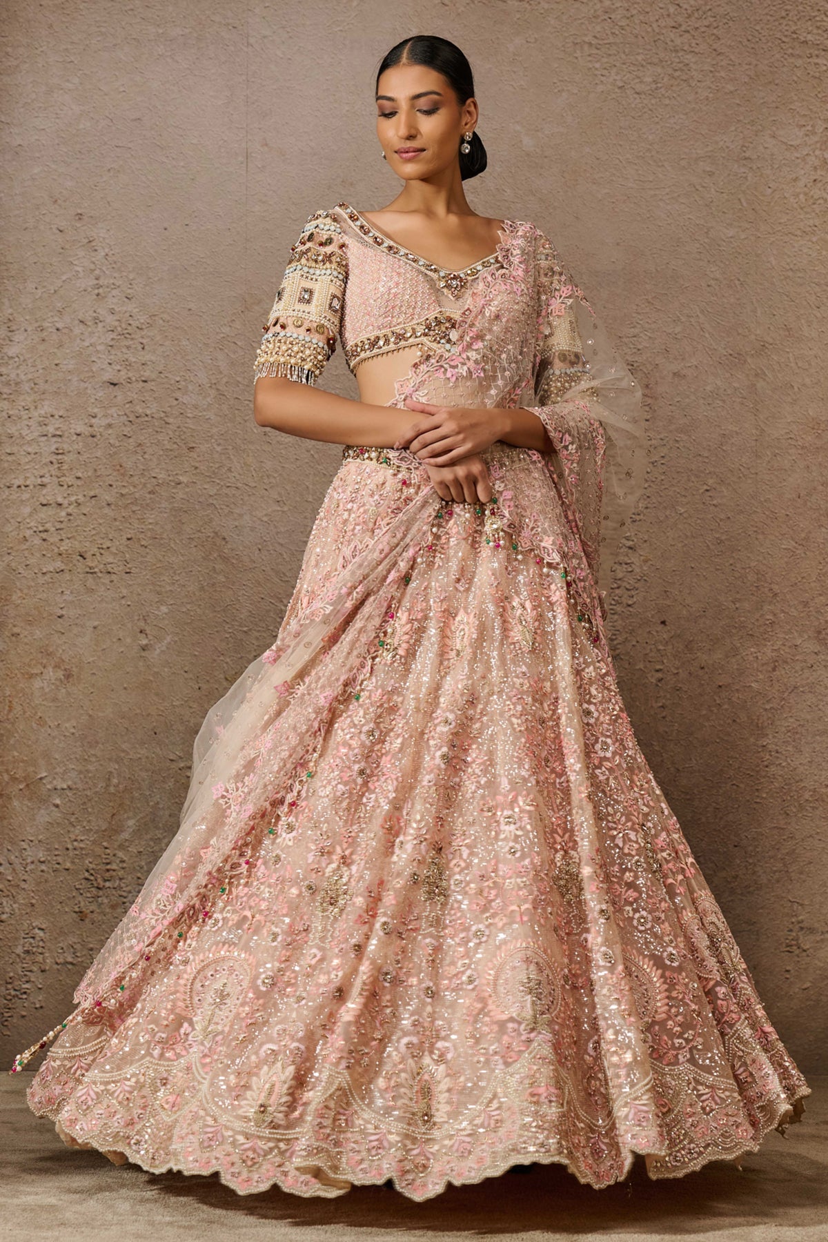 Classic Embroidered Lehenga Set