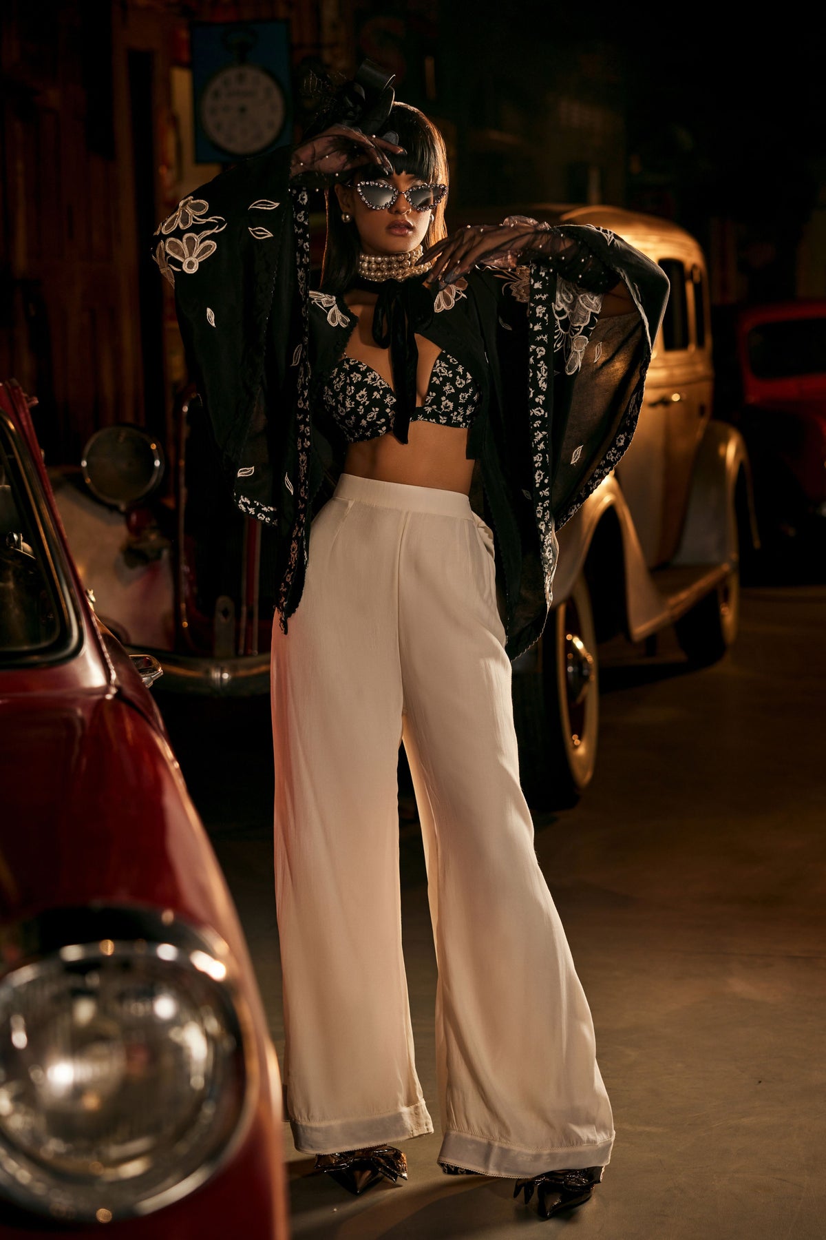 Black and White Co-ord Set
