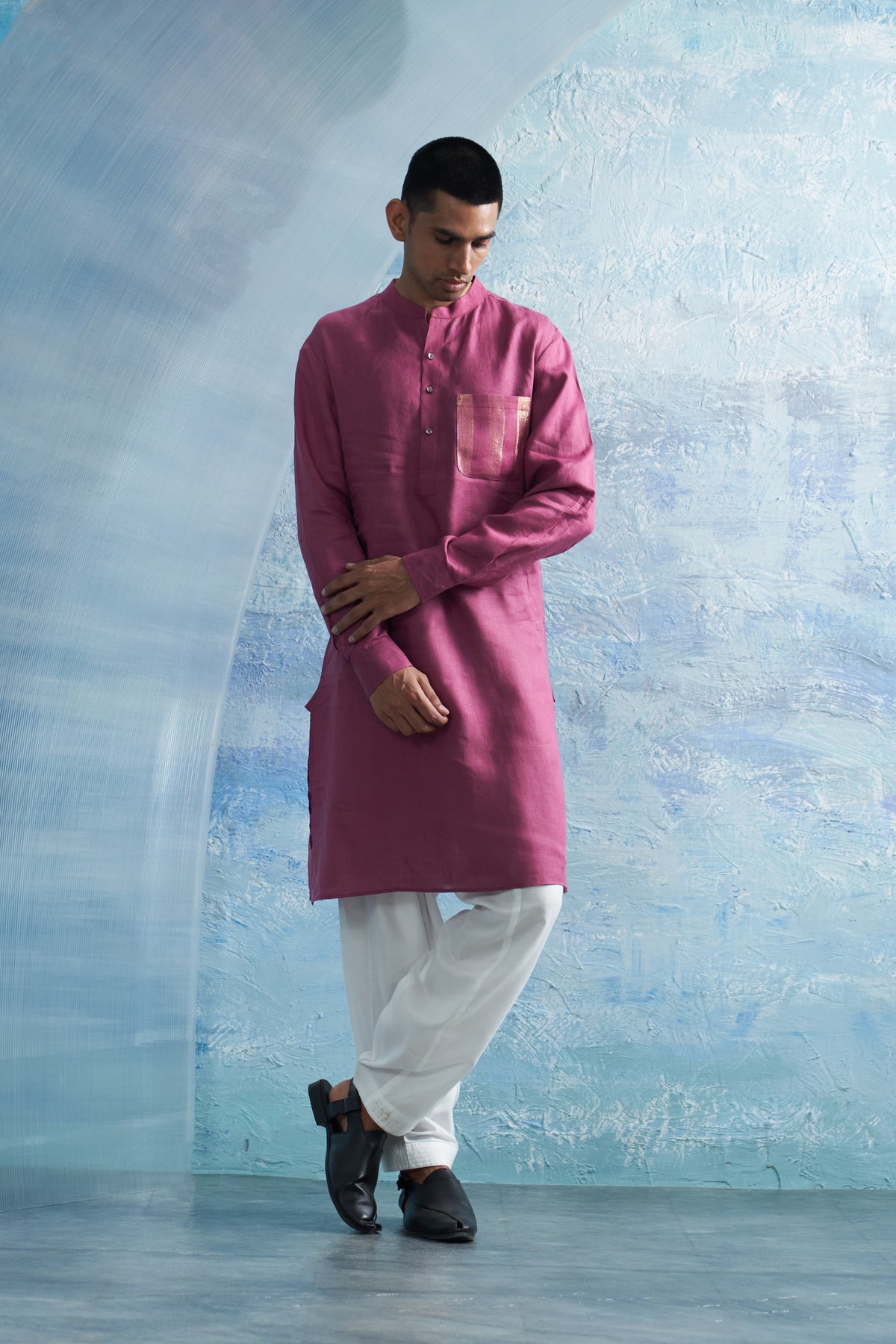 Aura Grape Pink Kurta Set