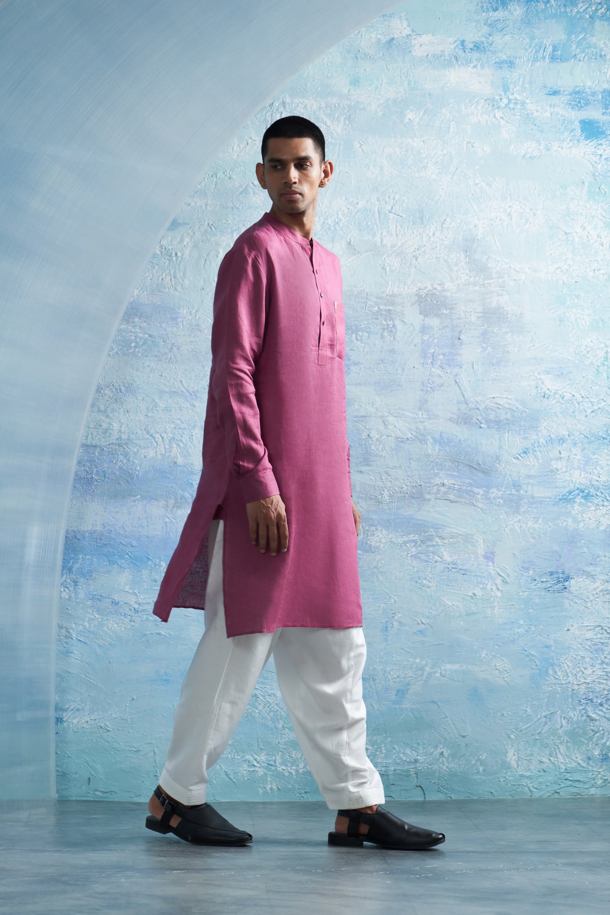 Aura Grape Pink Kurta Set