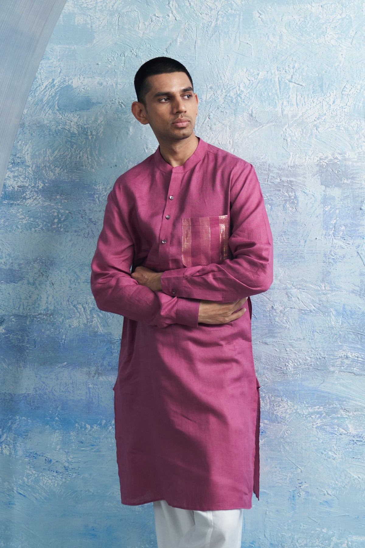 Aura Grape Pink Kurta Set