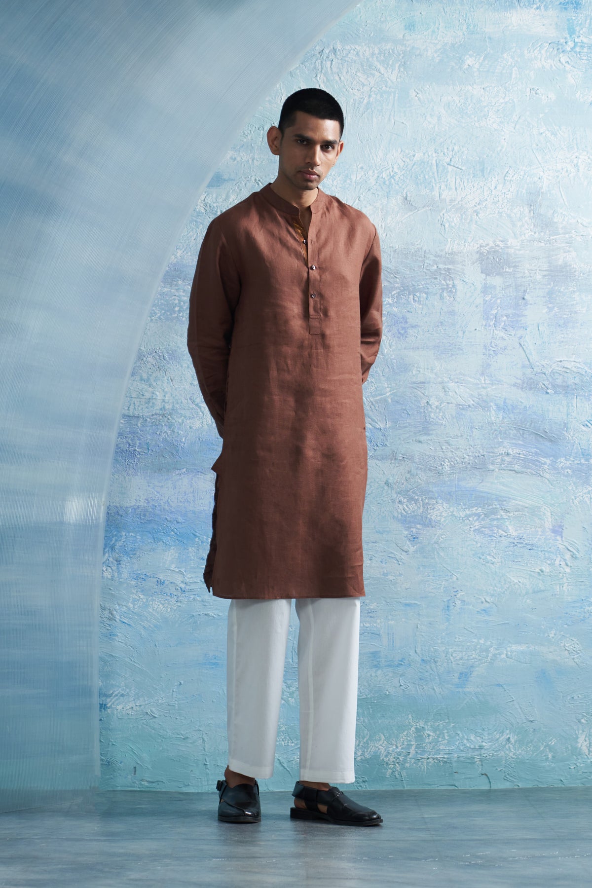 Straight Kurta Set With Jacket