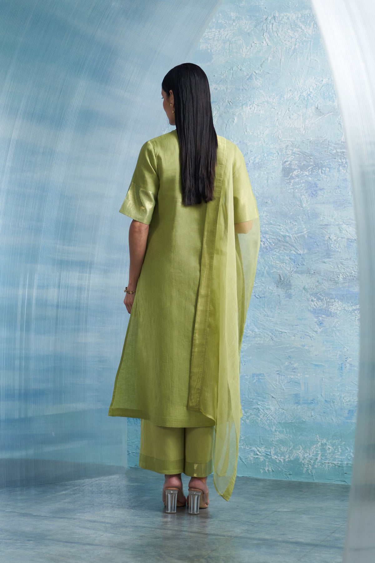 Aura A-line Kurta Set