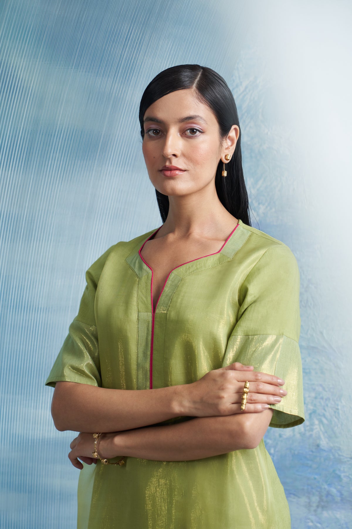 Aura A-line Kurta Set