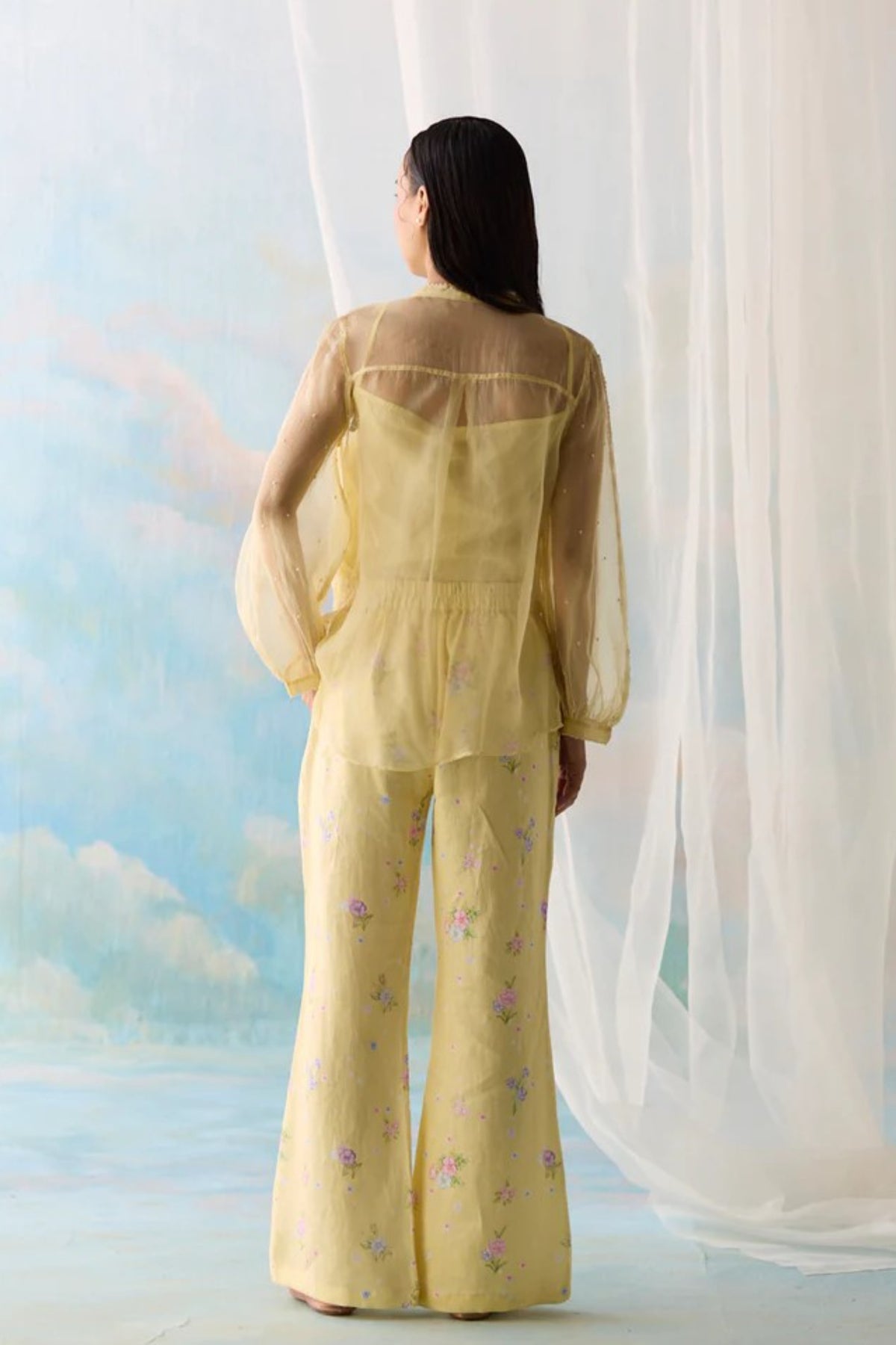 Citrine Sheer Co-ord Set
