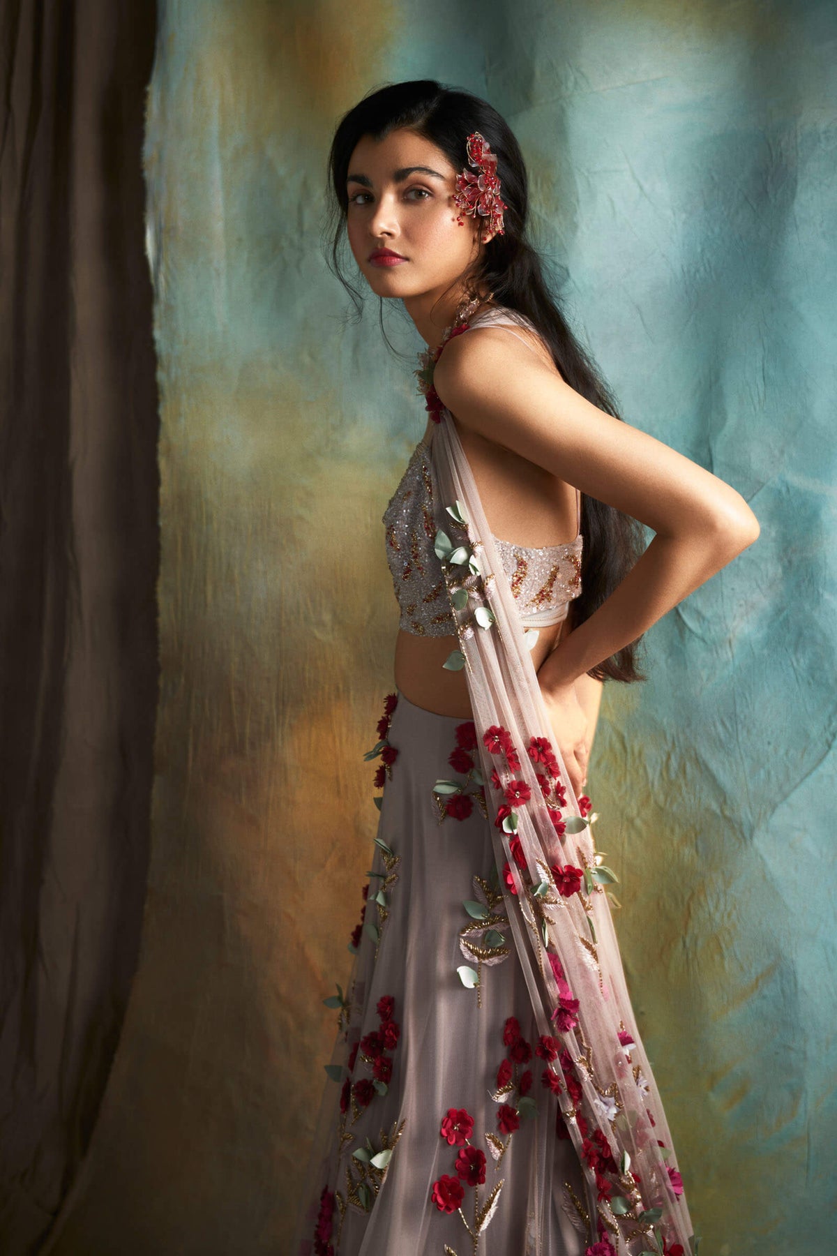 Pink Petunia Lehenga Set