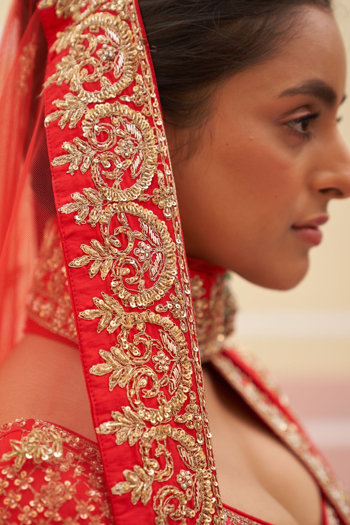Raw Silk Lehenga Set