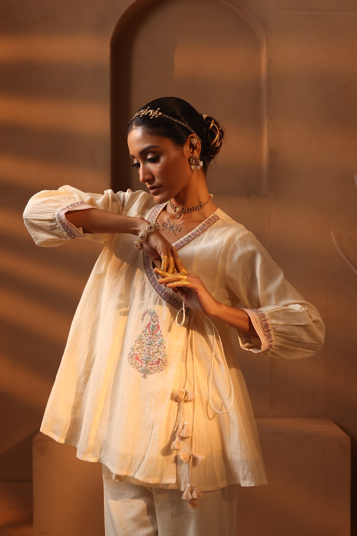 Paakhi Angrakha Co-Ord Set