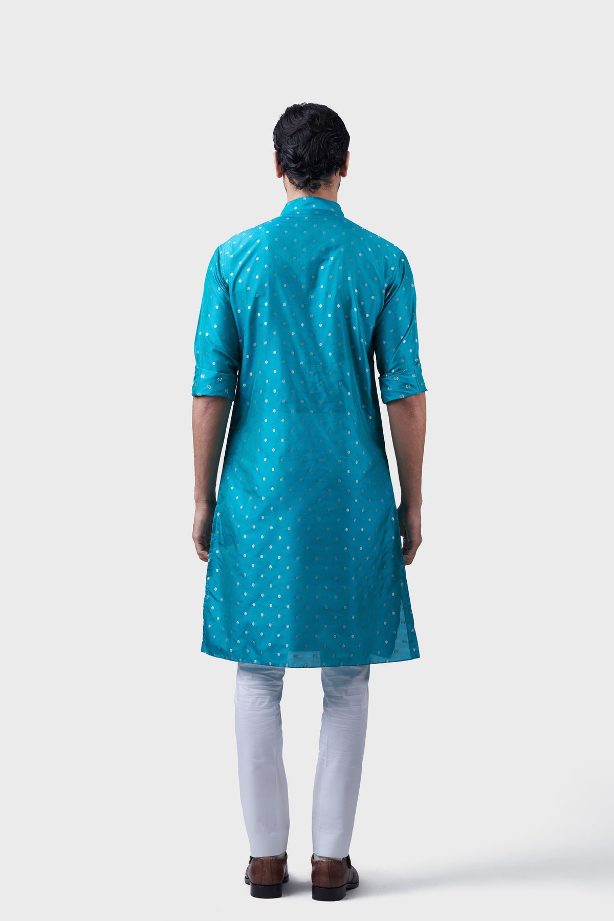 The Flora Jacquard Butti Kurta