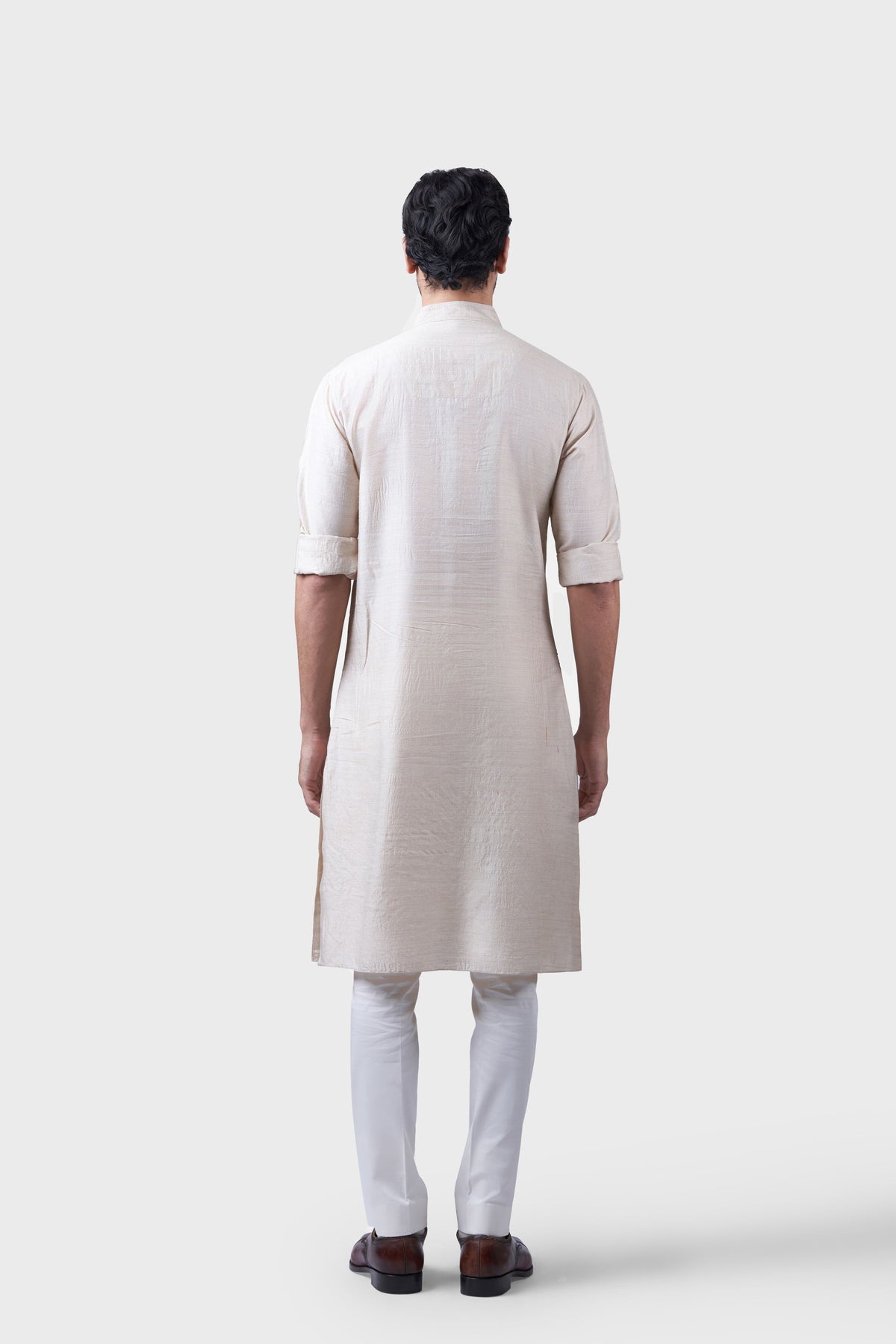 The Interpersed Butti Yoke Kurta