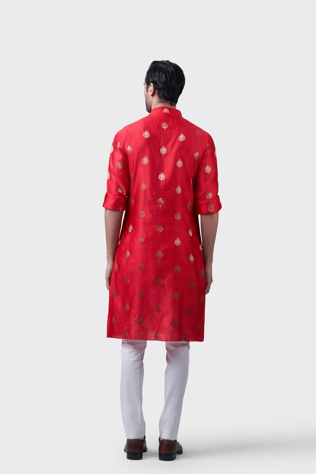 The Gilded Sindoori Kurta