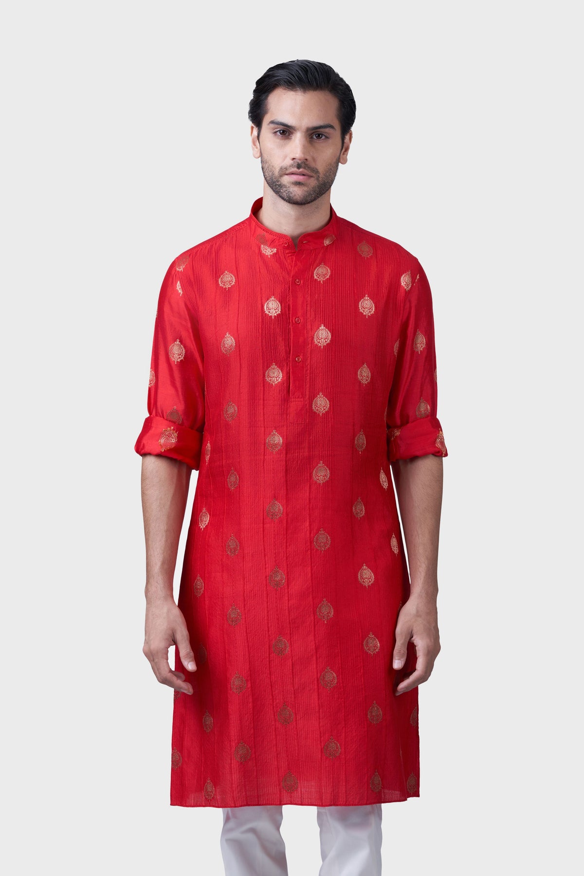 The Gilded Sindoori Kurta