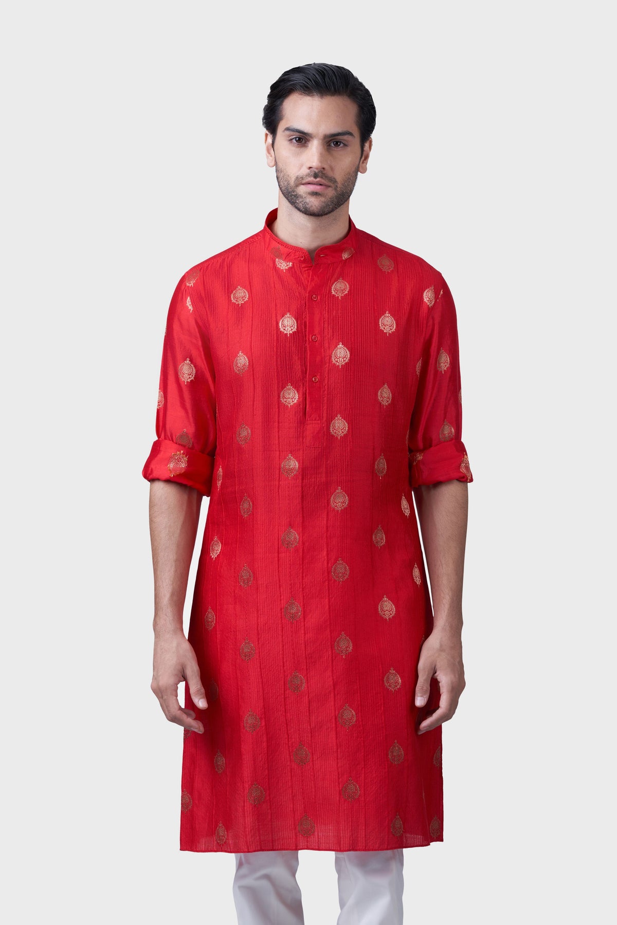 The Gilded Sindoori Kurta