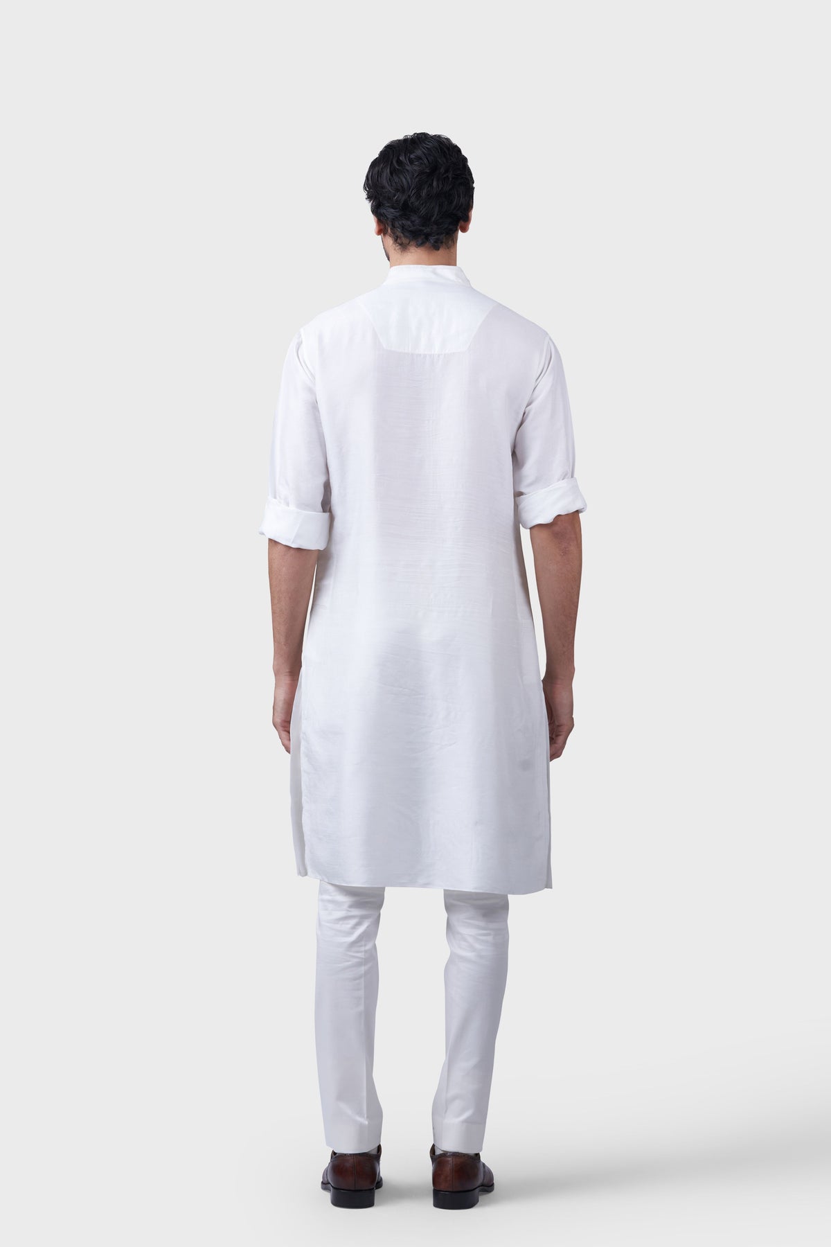 The Ivory Patti Yoke Kurta