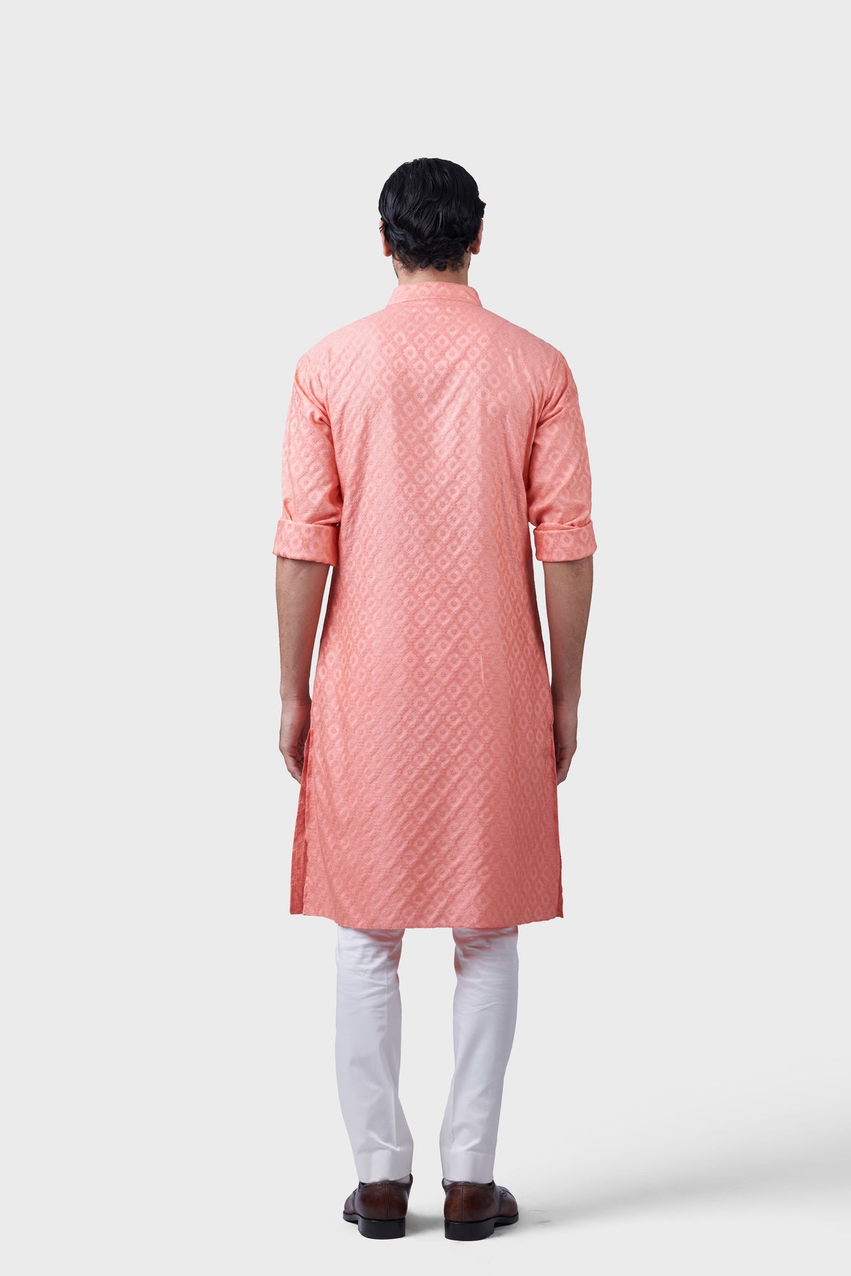 The Cantaloupe Textured Kurta