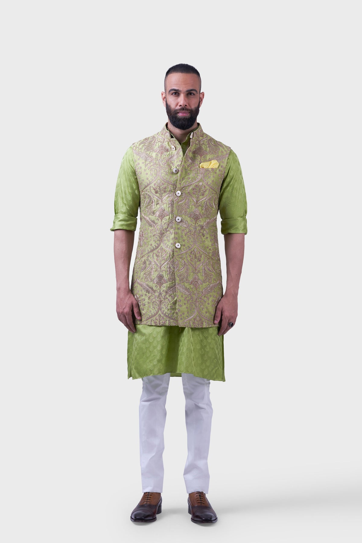 The Bikaner Long Waistcoat