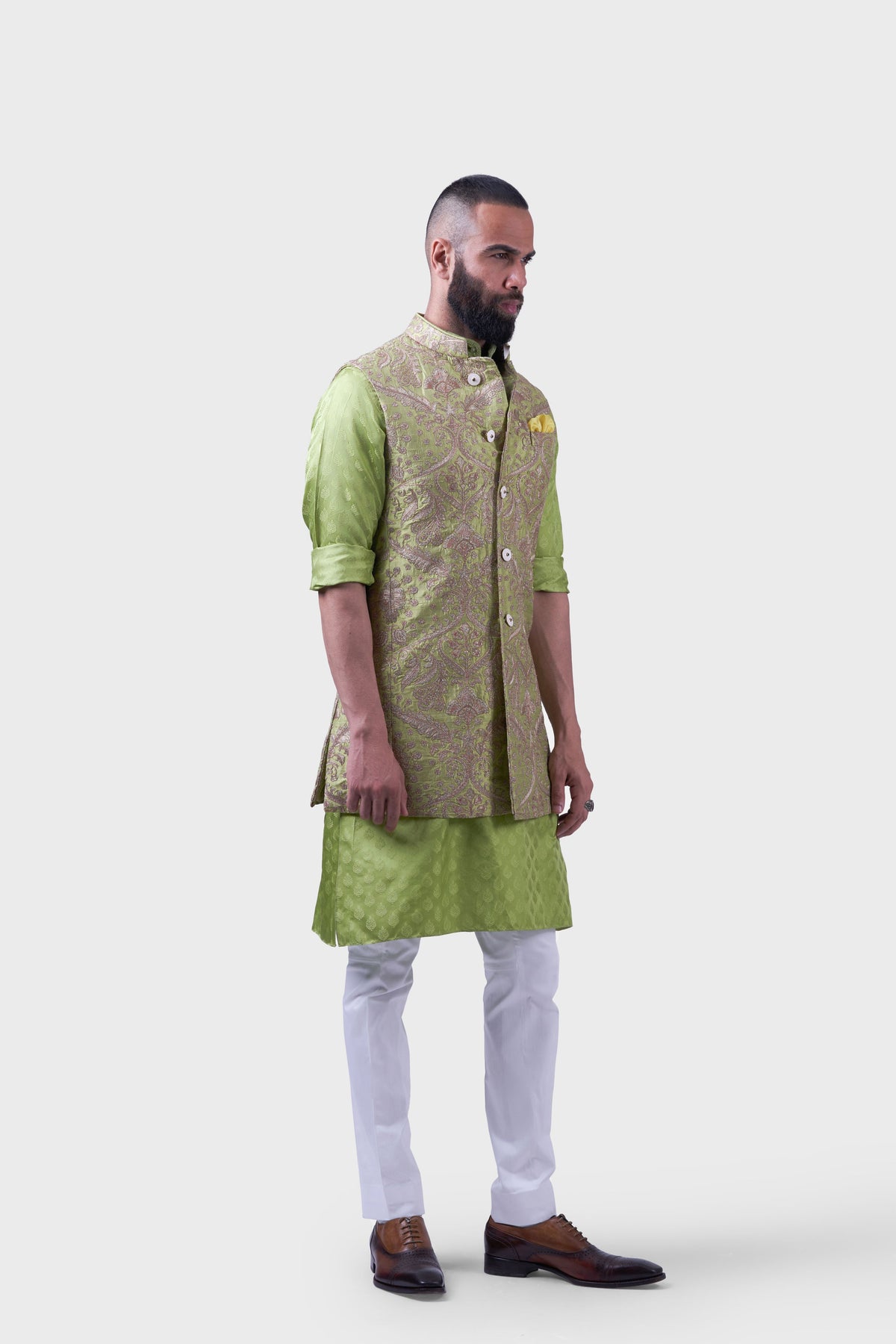 The Bikaner Long Waistcoat