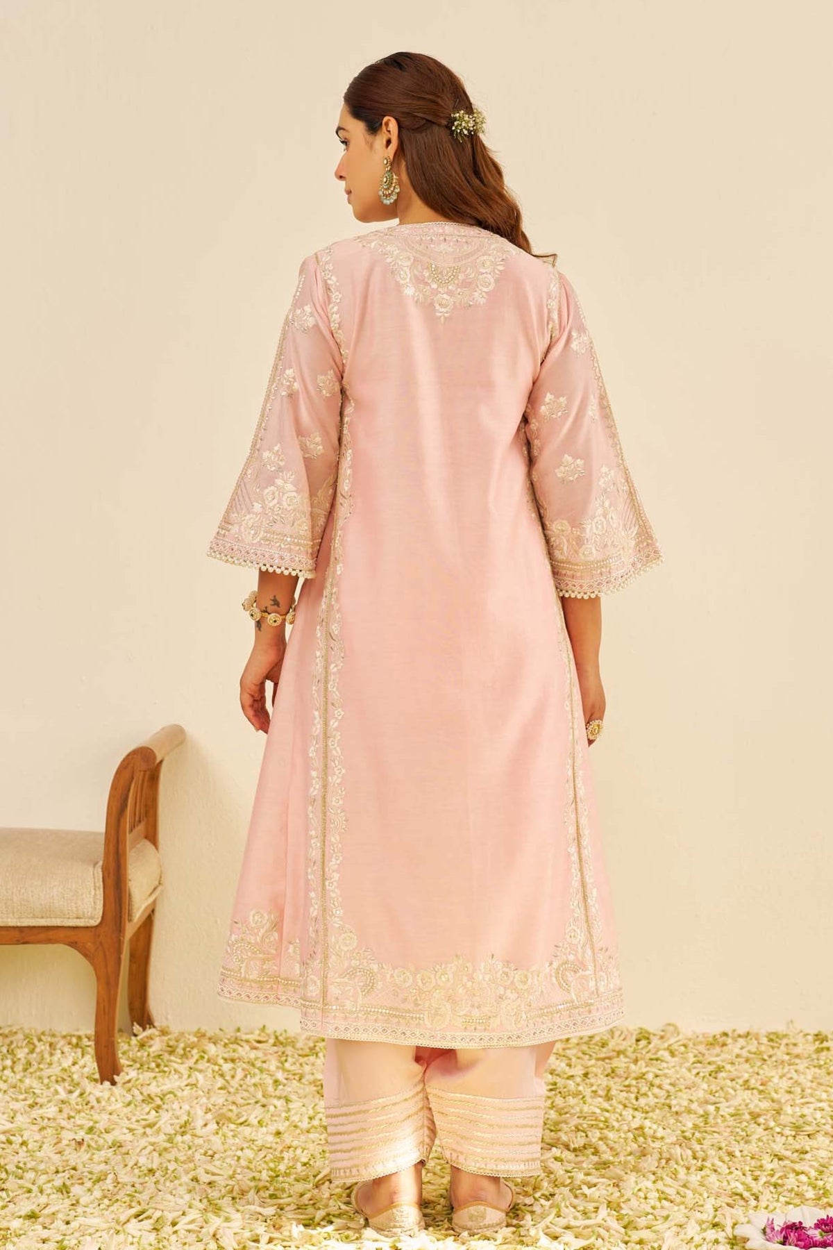 Maziya Blush Kurta Set