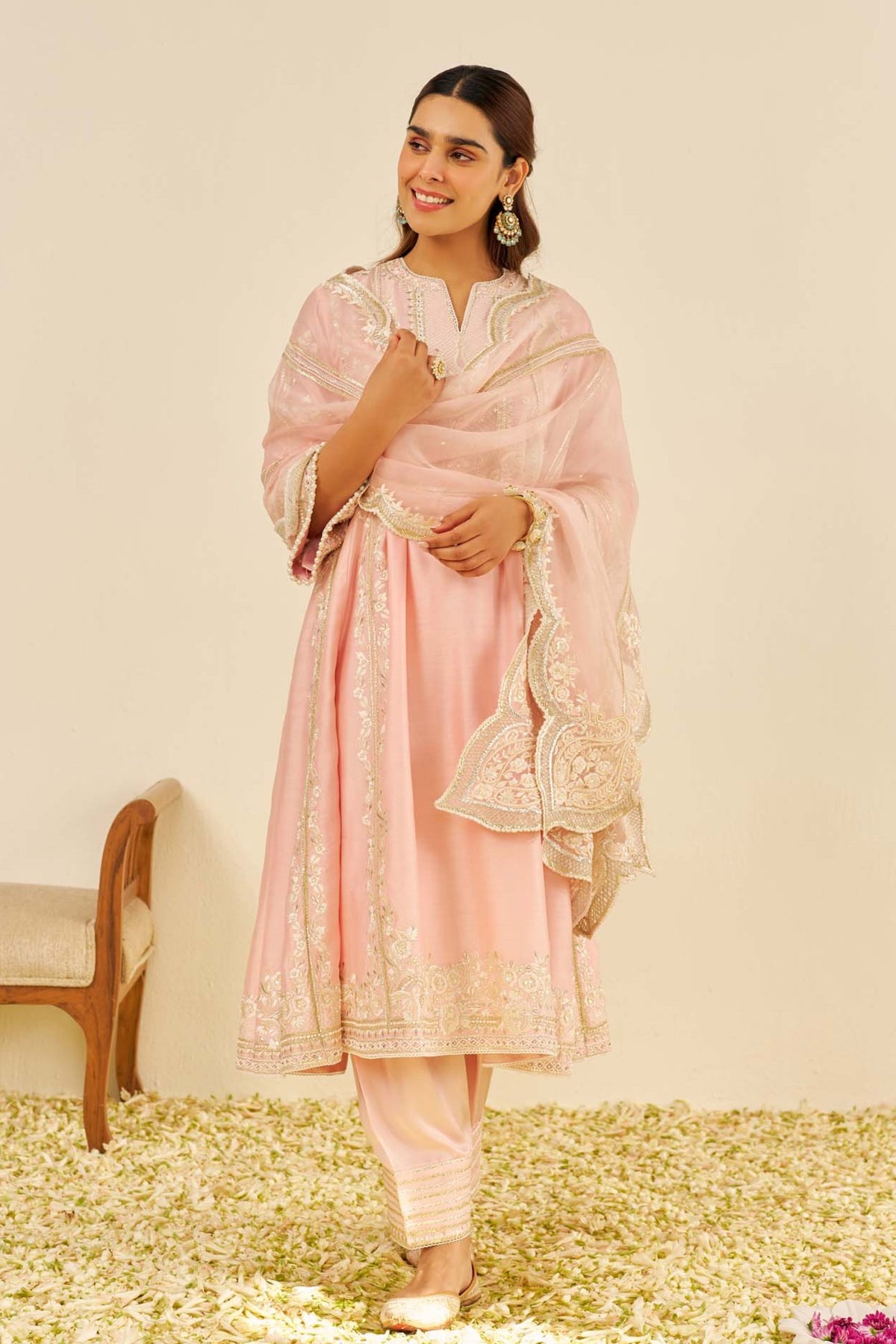 Maziya Blush Kurta Set