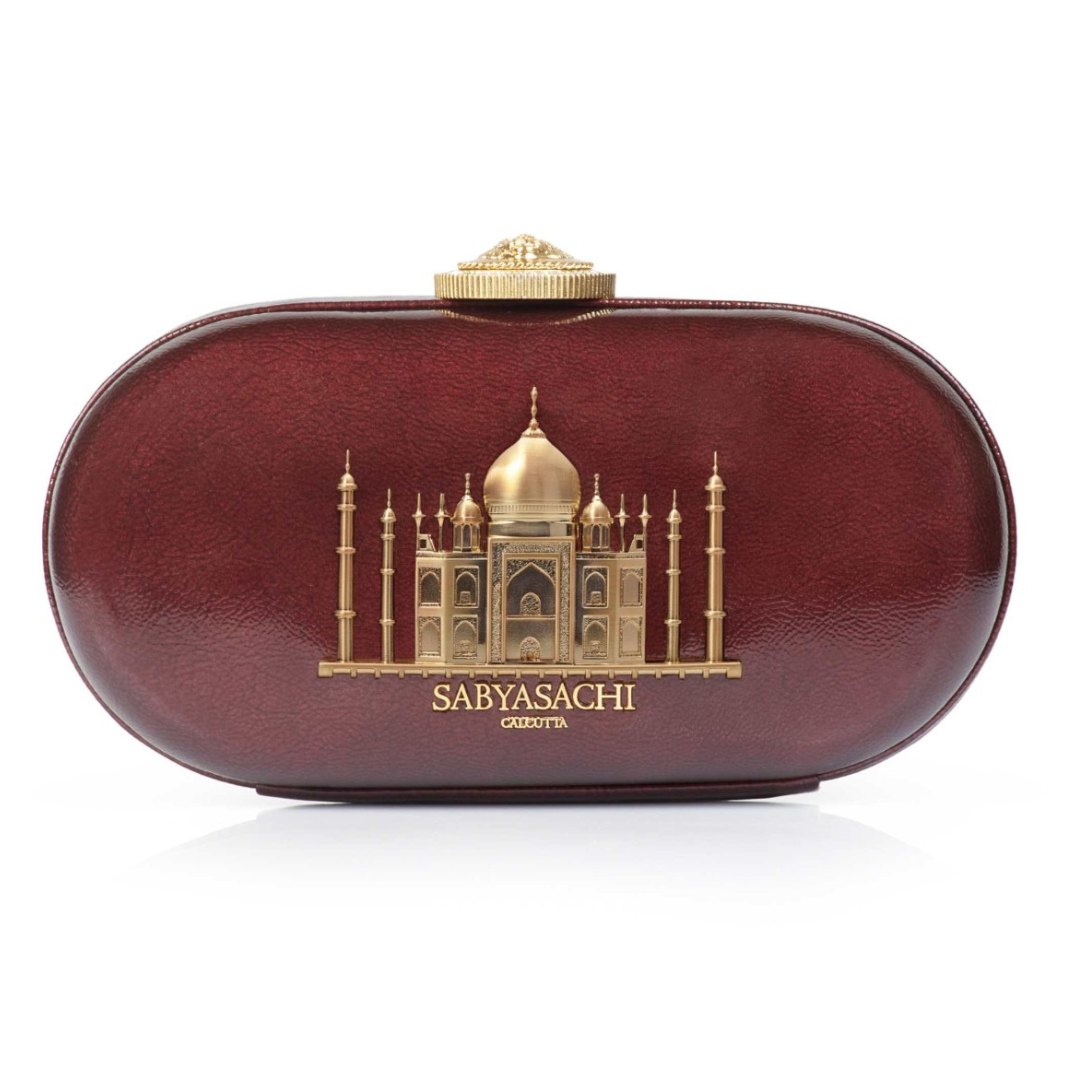 The Taj Minaudiere Clutch 1.2 in Mulberry