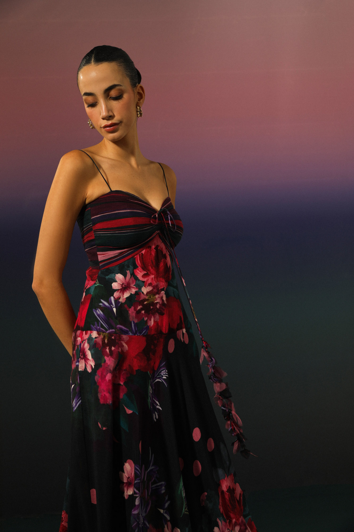 Bloom Striped Belle Maxi