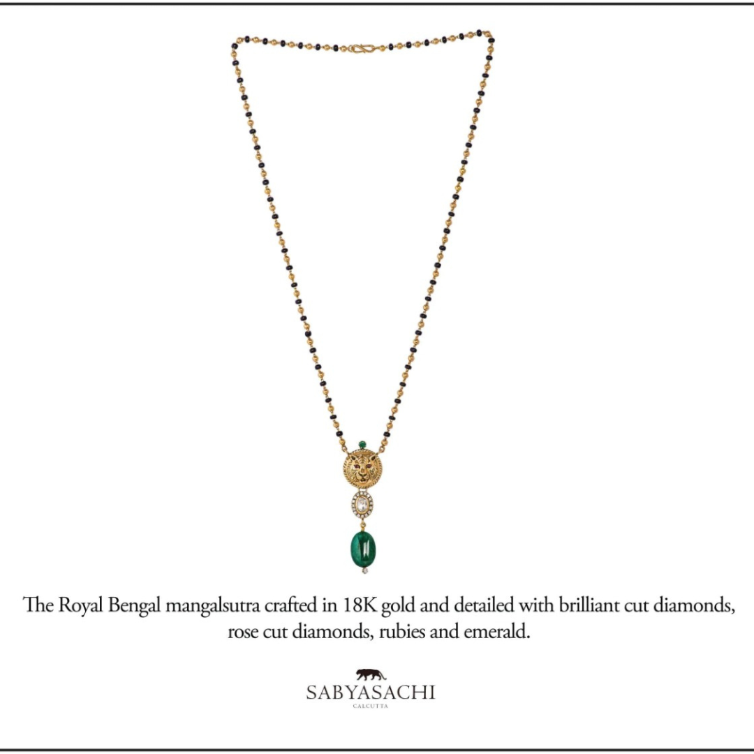 18K Gold Royal Bengal mangalsutra