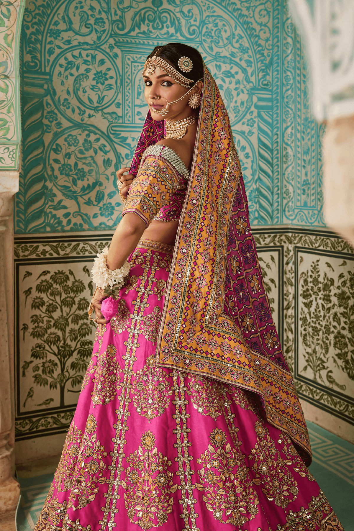 Elegant Pink Lehenga Set