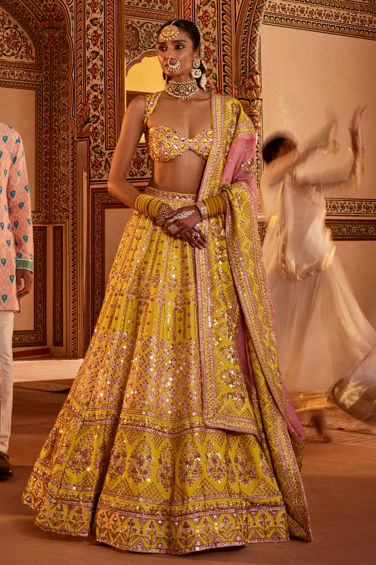 Yellow Lehenga Set