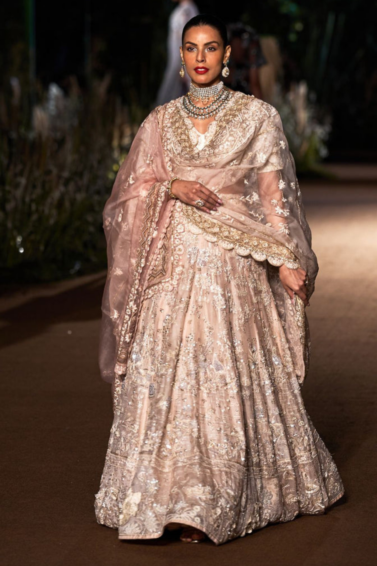 Tonal Bageecha Lehenga Set