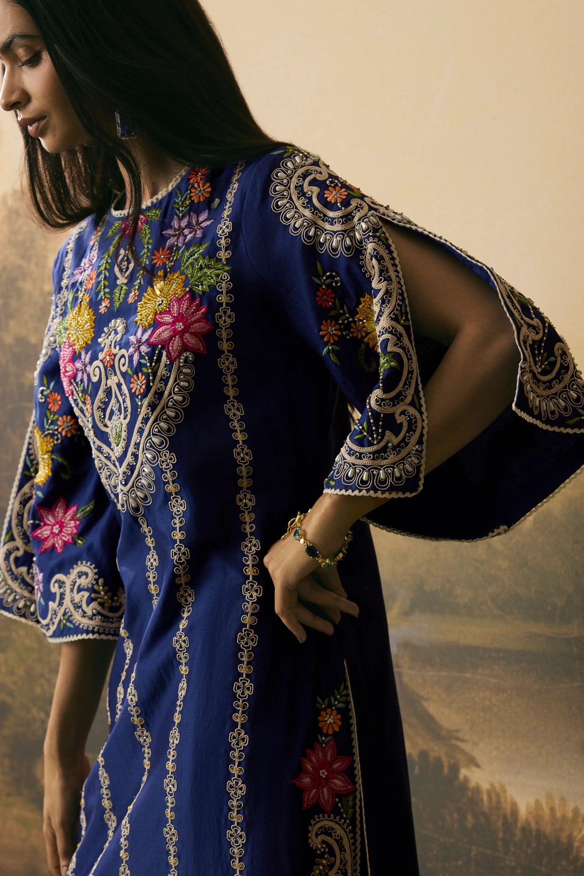 Cobalt Blue Kurta Set