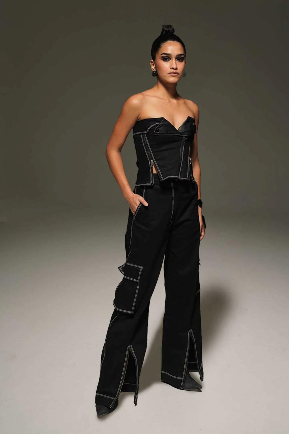 Cargo Denim Pants