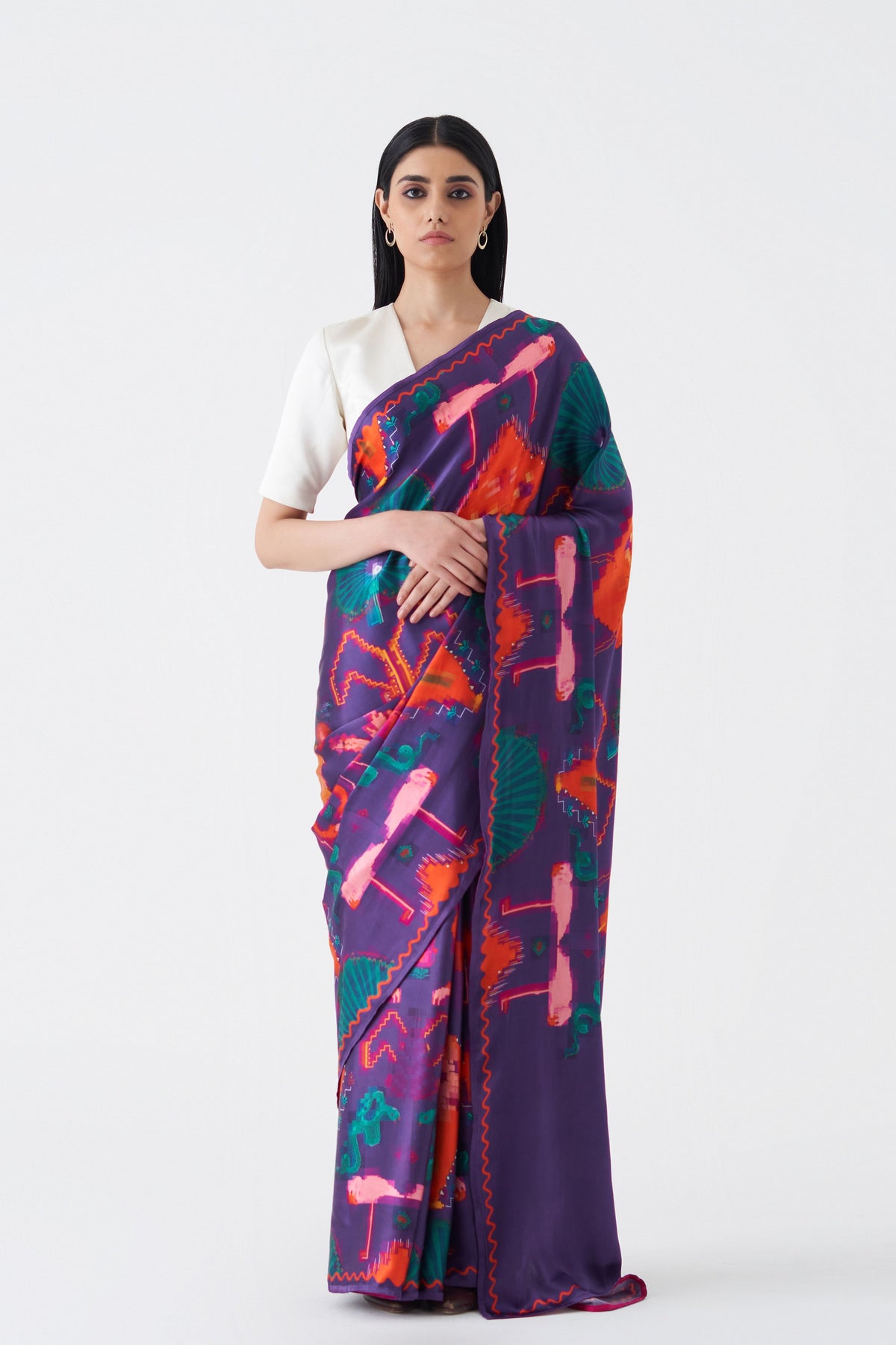 Oaxaca Morado Saree