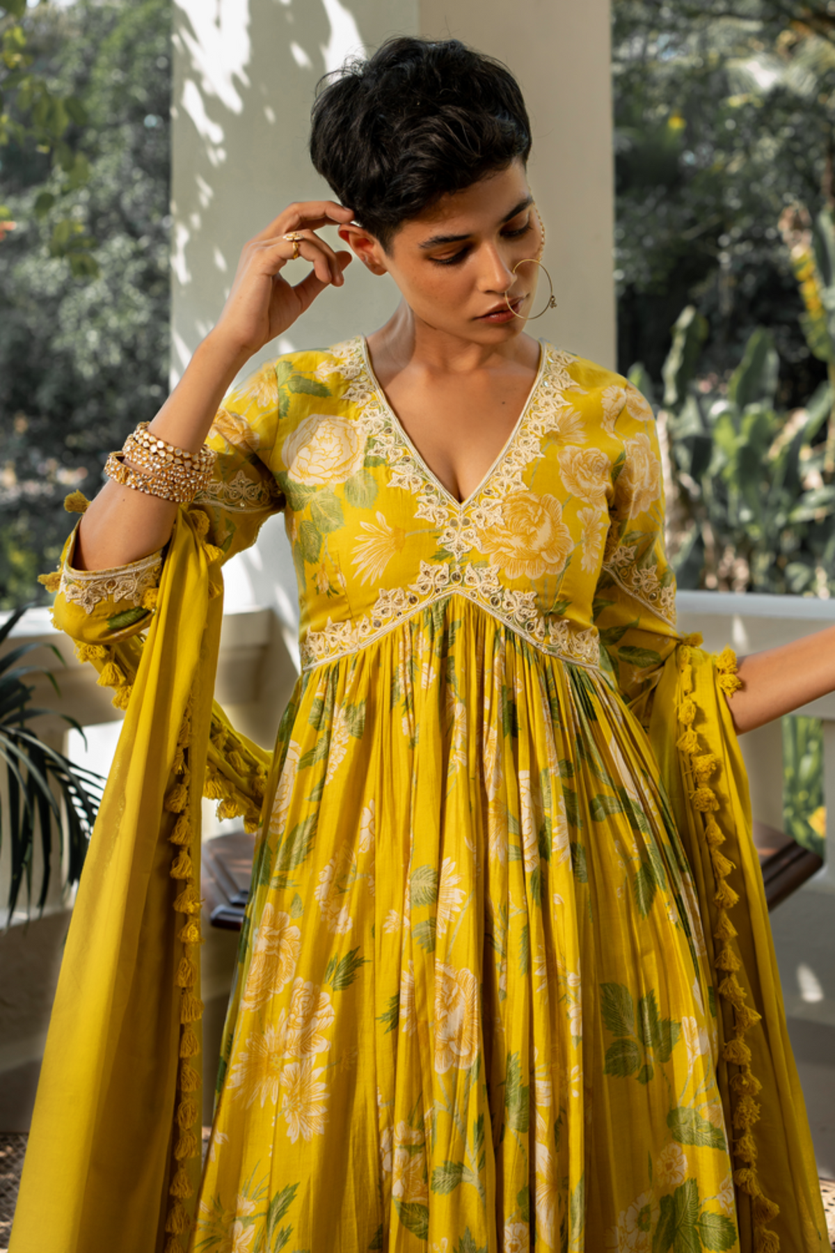 Garden of Bloom Anarkali Set