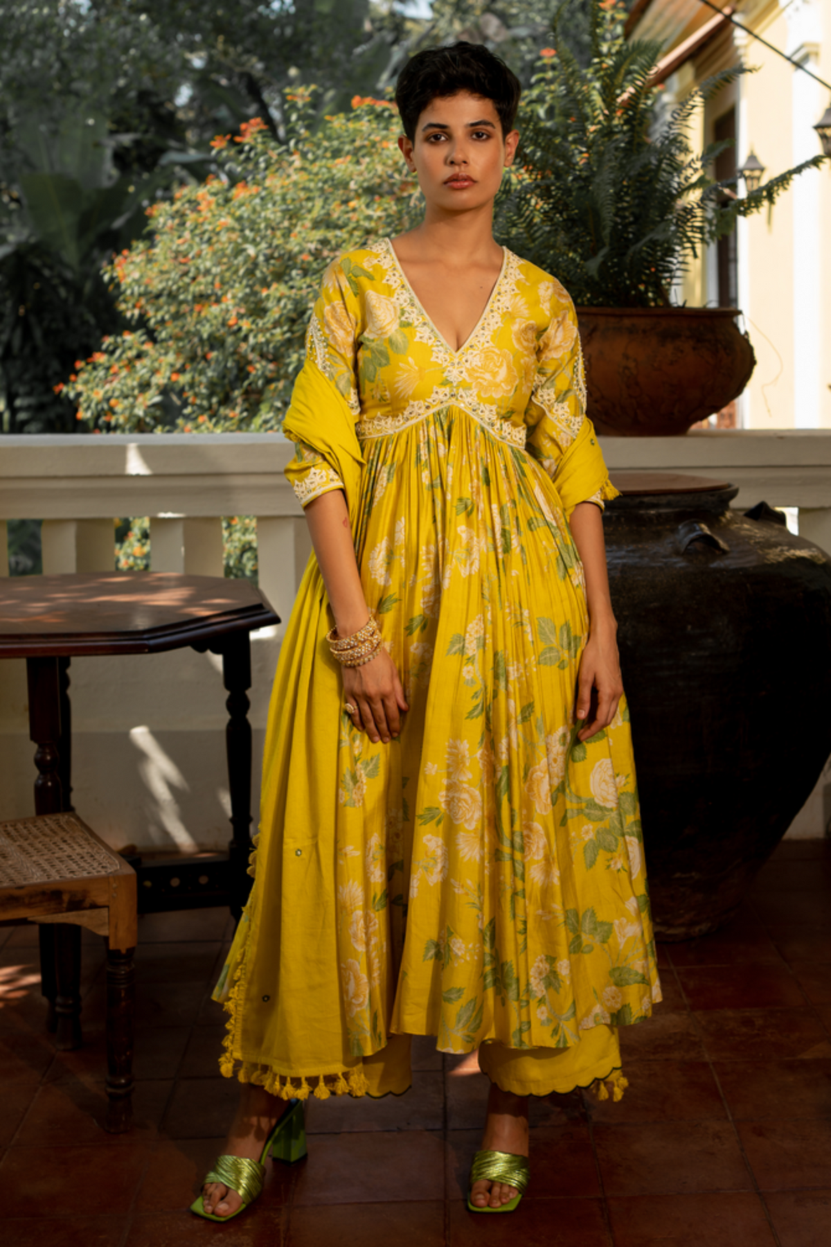 Garden of Bloom Anarkali Set