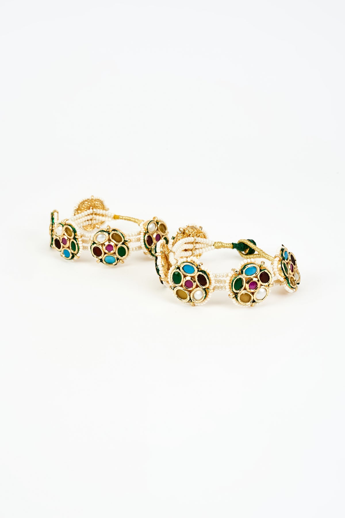 Saadgi Gold Plated Multi Bangles