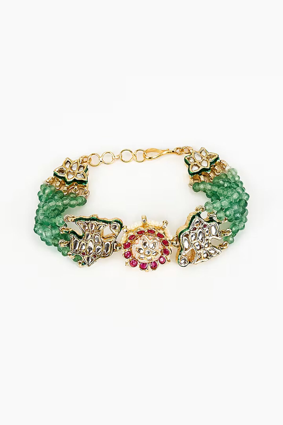 Saadgi Gold Plated Elegant Bracelet