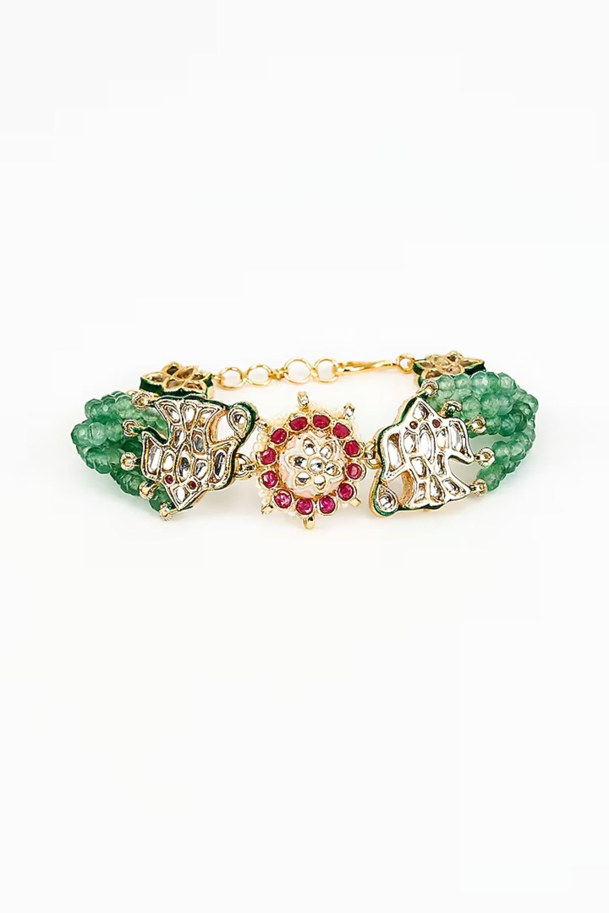 Saadgi Gold Plated Elegant Bracelet