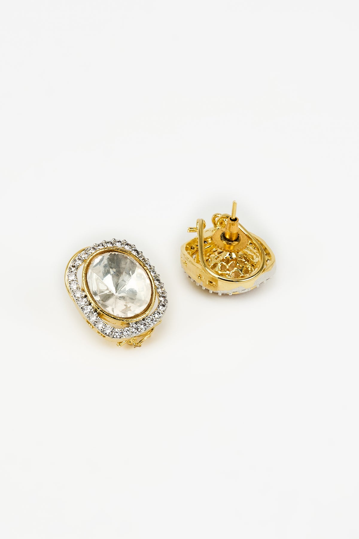 Florence Gold Studs Earrings