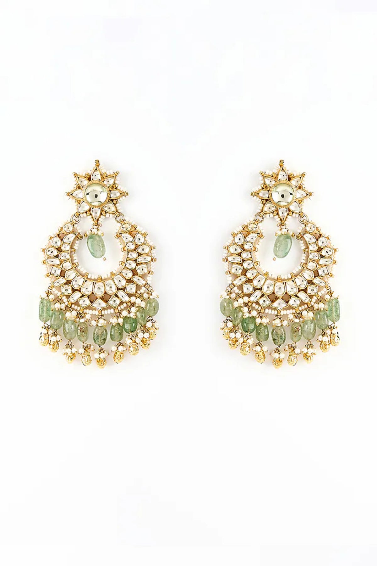 Saadgi  Exquisite Chandelier Earrings