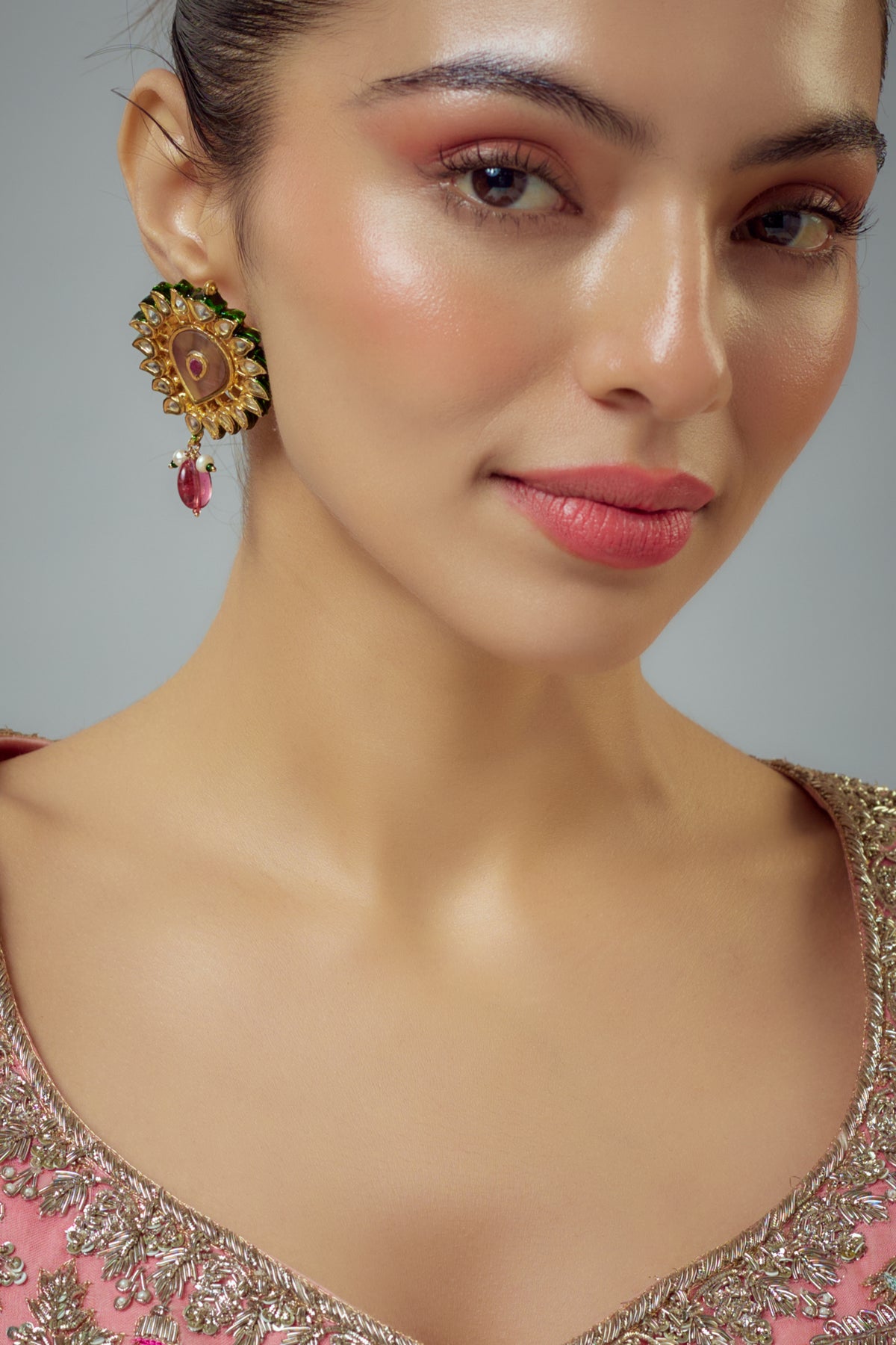 Saadgi Elegant Handcrafted Stud Earrings