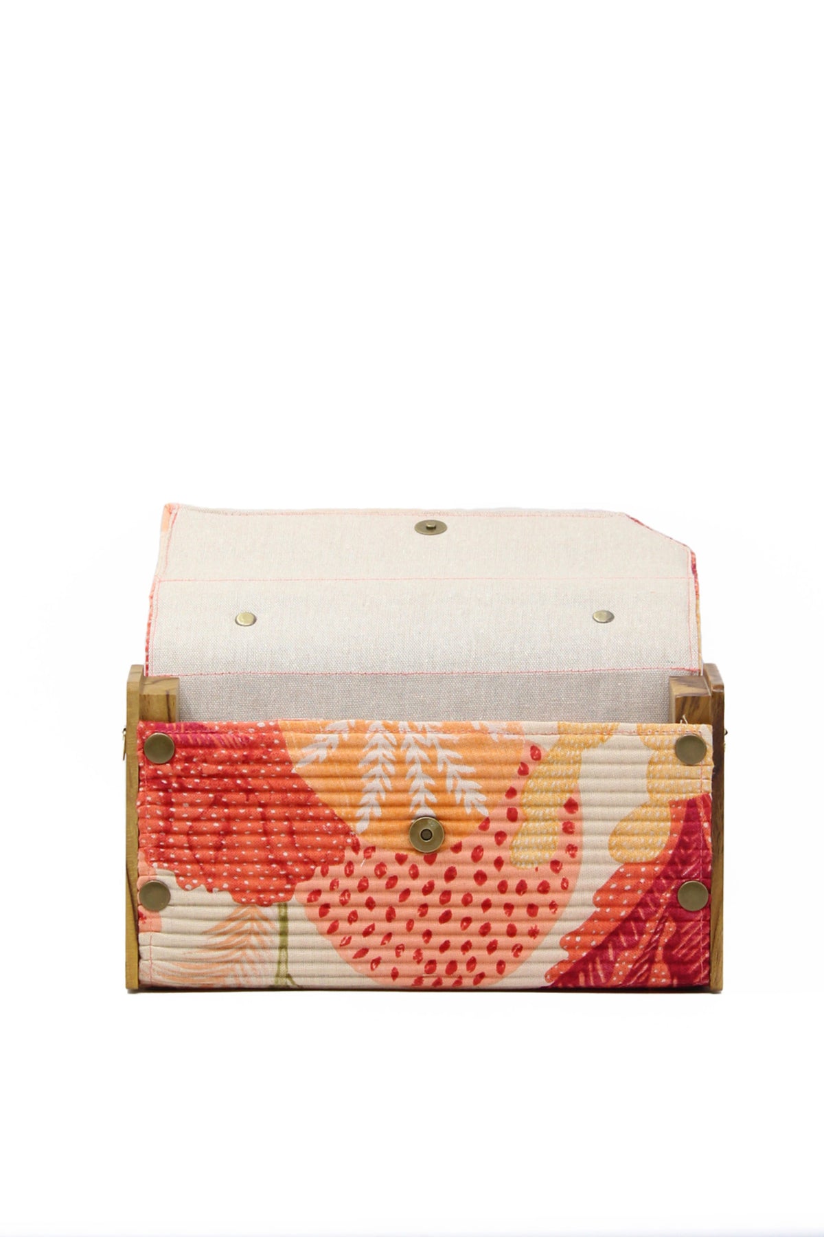 Springtale &amp; Solid Olive Box Clutch - Changeable Sleeve