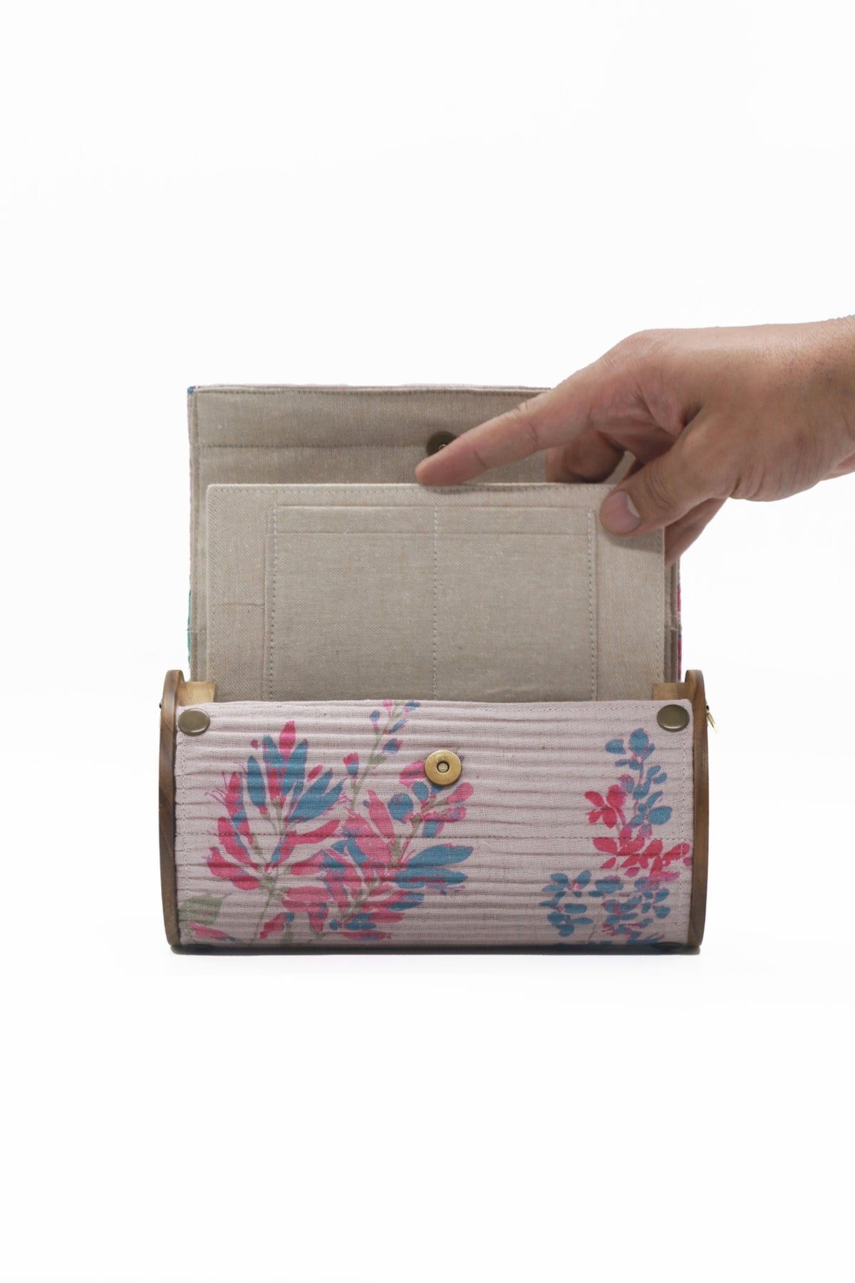 Sweet Pea Round Clutch - Single Sleeve