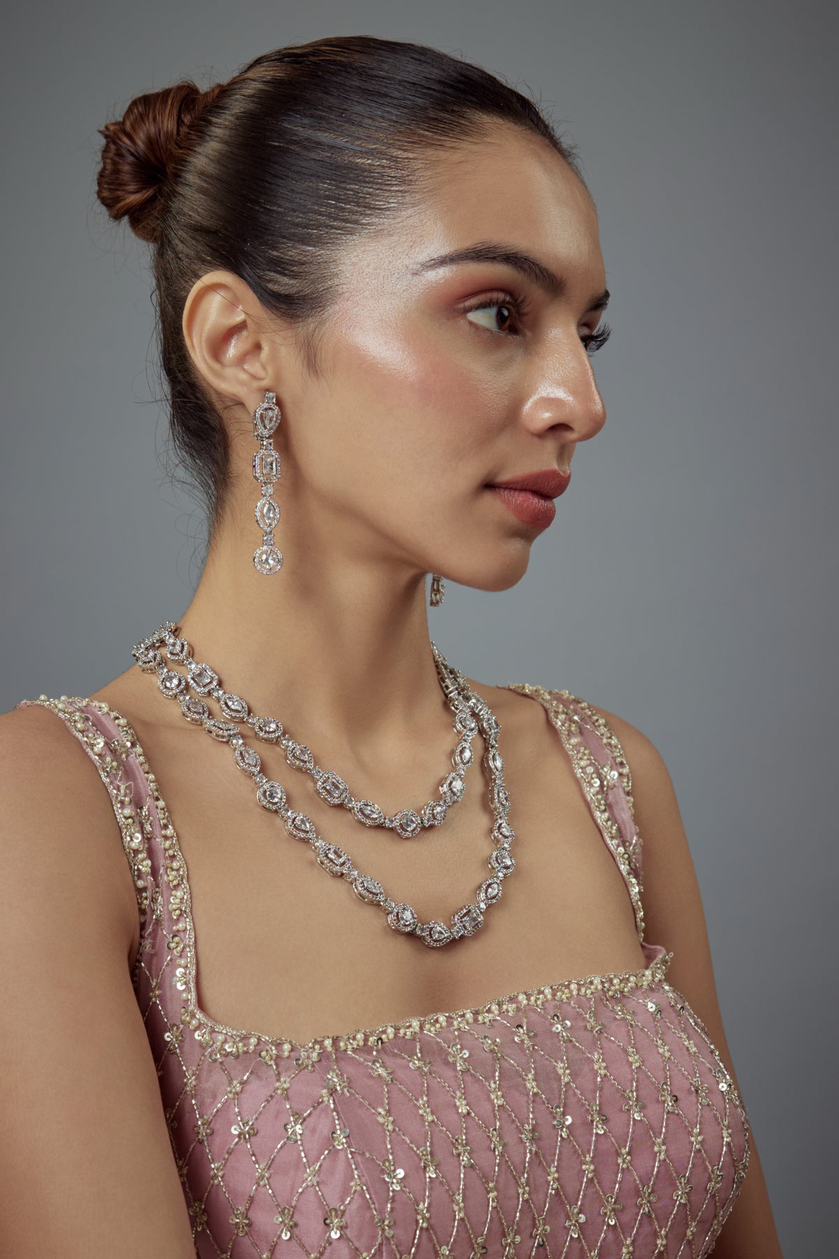 Zia Silver a Dazzling Necklace Set