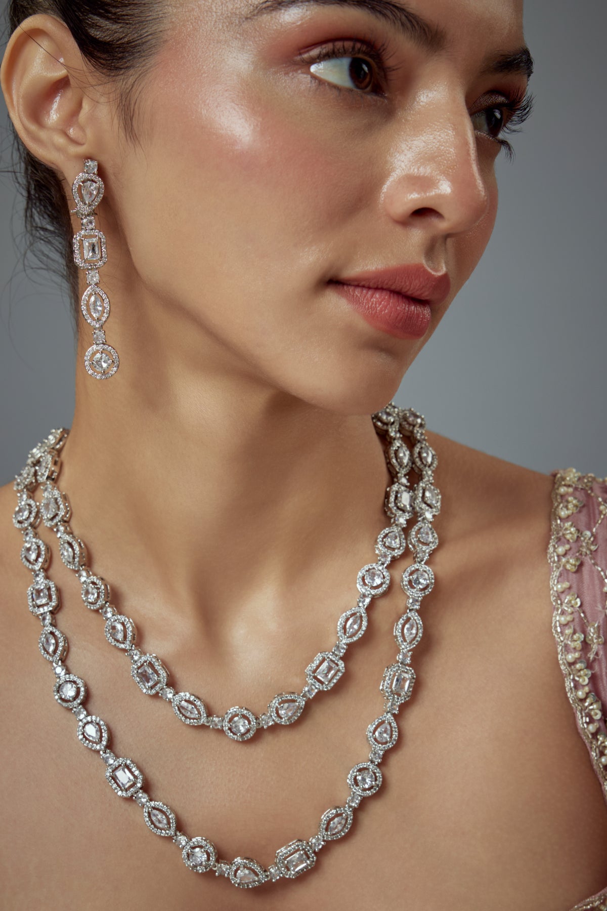 Zia Silver a Dazzling Necklace Set