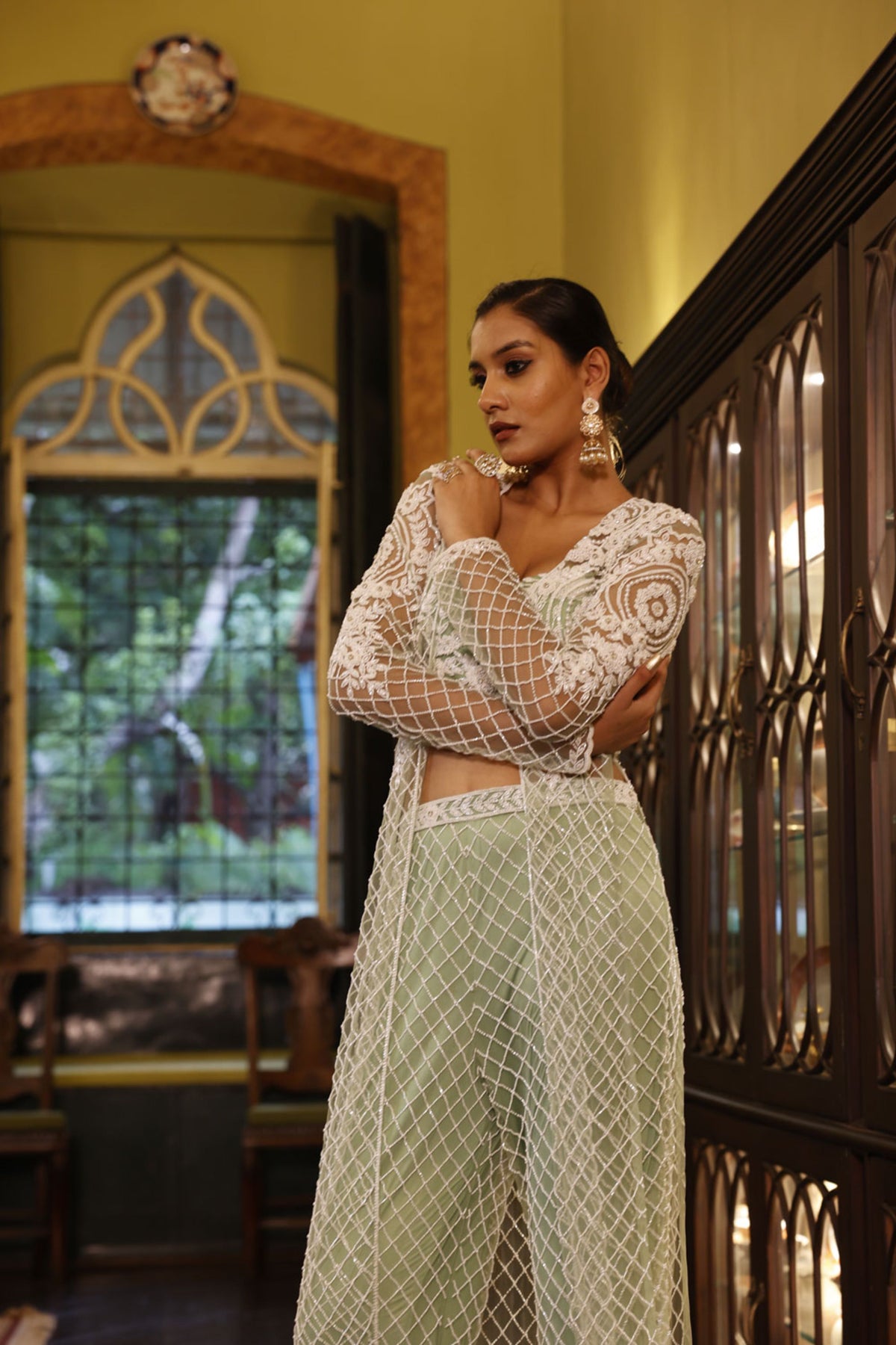 Sage Bralette, Pants and Cape