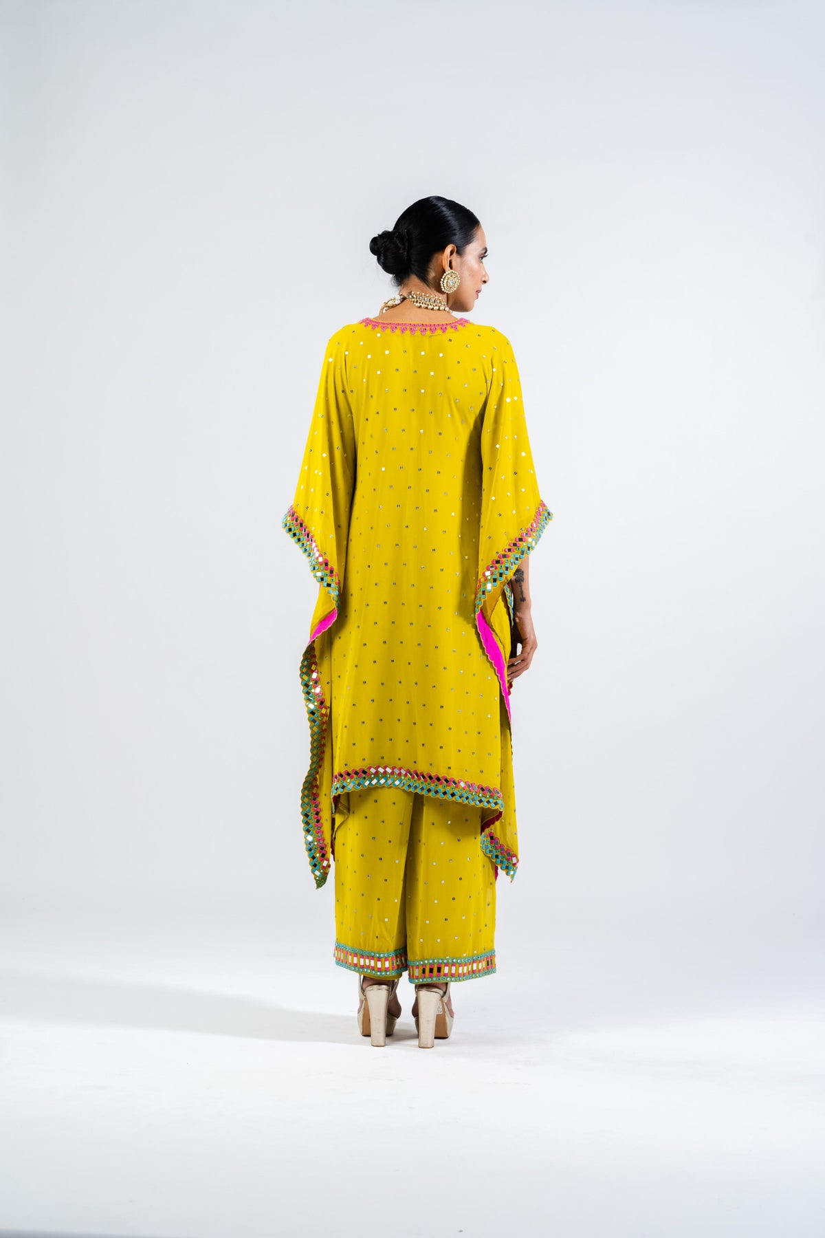 Moss Green Kaftan Set