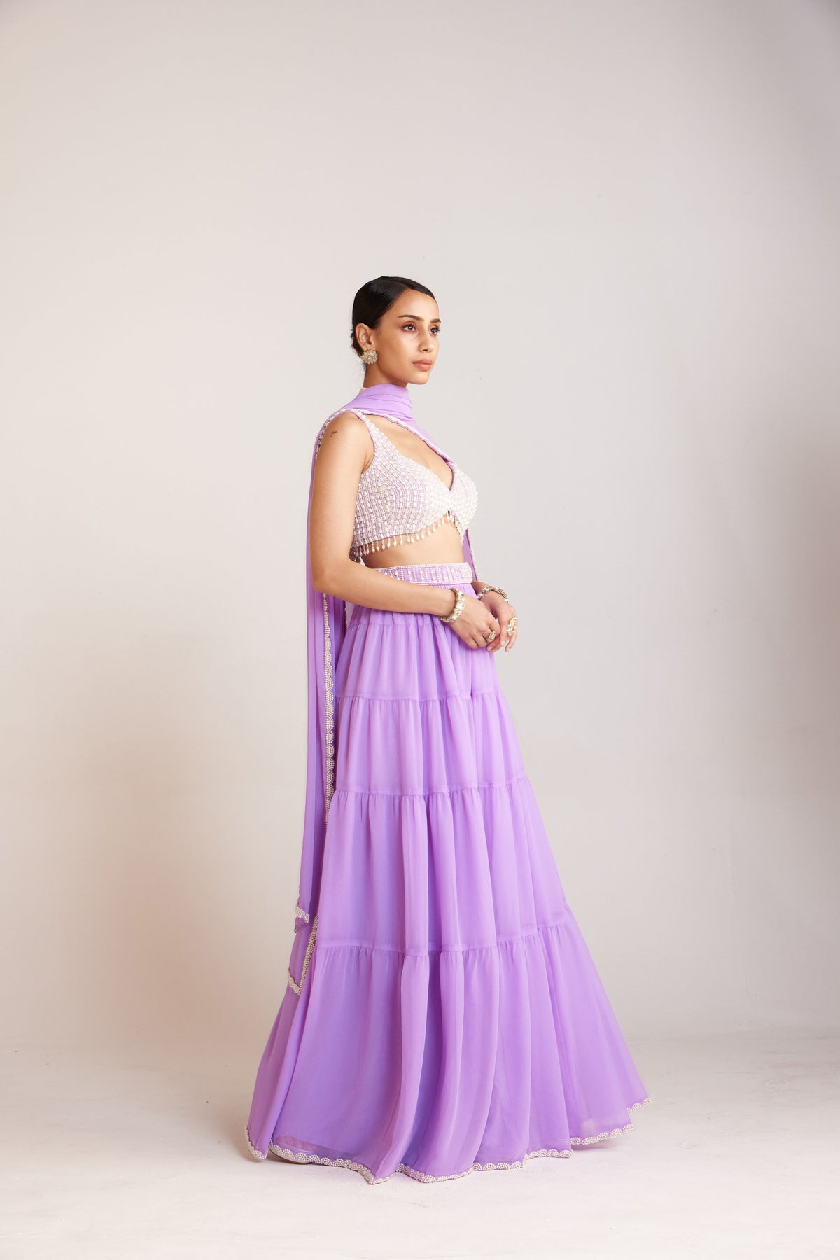 Lilac Sharara Set