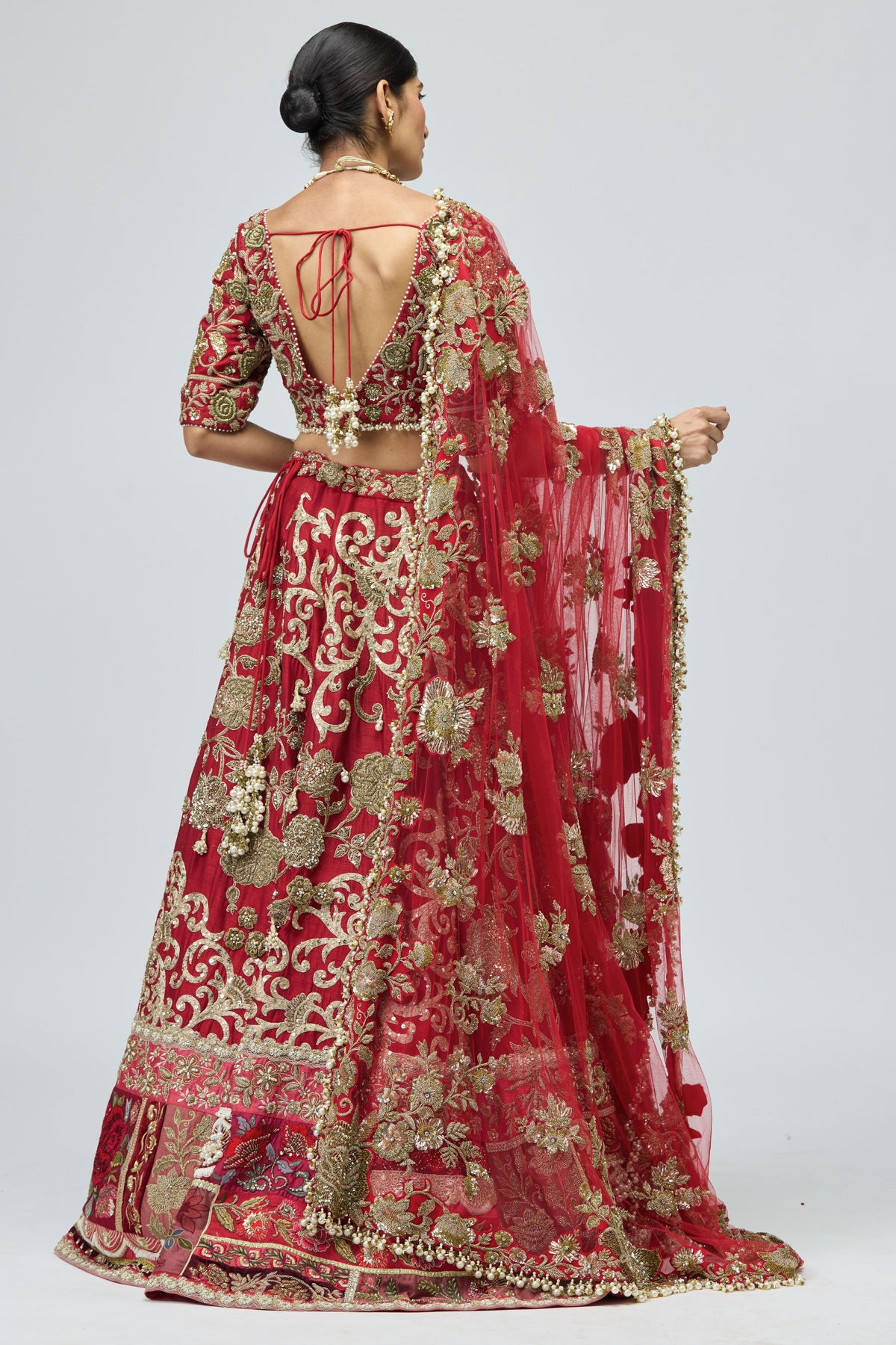 Dapka & Zari Work Lehenga Set