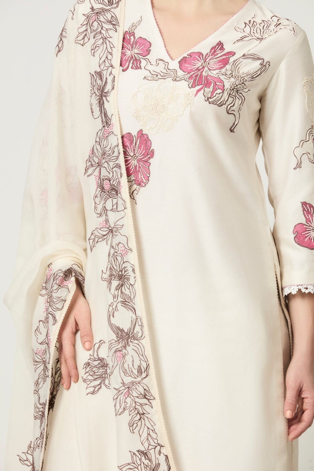 Luna Ivory  Kurta Set